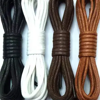 Висококачествени вощеные ремък от чист памук кръгла форма с дебелина 0,32 см и шнурове на Puymartin с висока горна част.