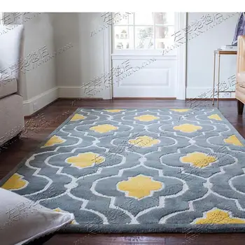 Шарен килим в британския стил alfombras Модерни килими, ръчно изработени Дневна Спалня Модерен творчески масичка за кафе, диван tapete
