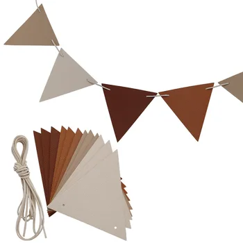 Вимпел Банер Триъгълни Знамена Подвесная Венец Овесени ядки САМ Craft за Годишнината на Празника на Къмпинг Декор На закрито
