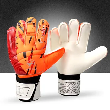 Футболни вратарские ръкавици за възрастни и младежи, професионални латекс спортни предпазни ръкавици, мини дишащи футболни ръкавици вратарские