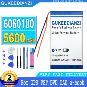 5600 mah GUKEEDIANZI Батерия 6060100 за GPS за PSP DVD PAD електронна книга tablet PC power bank Лаптоп батерията на мобилния Голяма мощност