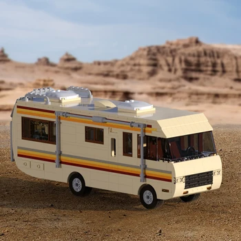 2024 Нов набор от градивни елементи Breaking Bad Pinkman Cooking Lab RV Car, кола-фургон Уолтър Уайт, играчка за деца Коледен подарък