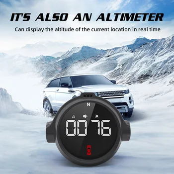 M10 Централен Дисплей Скоростомер, Висотомер LCD Дигитален Автомобилен GPS HUD Компас, Аларма за Превишаване на Скоростта оф-роуд Аксесоари за измерване на Скоростта