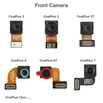 Оригинална предна камера за Oneplus 3 5 5T 6 6T 7 7Pro Гъвкав кабел