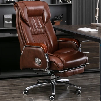 Удобно Въртящо се офис стол с възможност за сгъване на облегалката Черно офис стол за медитация Компютърно Silla De Escritorio Евтини мебели HDH