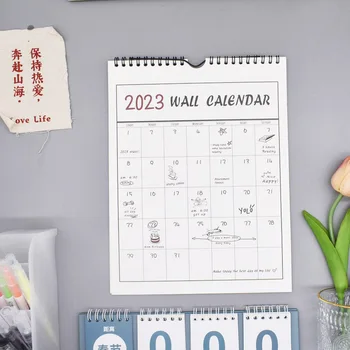 Календар 2023 домакински ins вятърна стенен календар Този план Тази работа часове-в календара Хроника на месечен календар