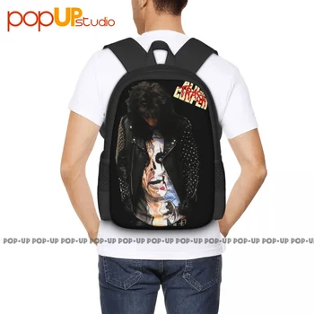 Раница Alice Cooper Trash 1989 Албум на рок-групата е Голяма обемът на Ретро училище раница Спортен стил Училищна спортна чанта