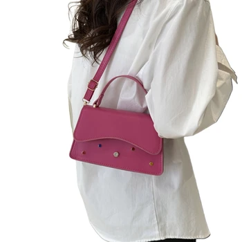 Стилна и функционална чанта-прашка в корейски стил, чанта през рамо за музикални фестивали и събирания 517D