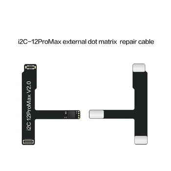 Гъвкав кабел I2C External Dot Matrix за iPhone 12PM се Прилага към устройството за ремонт на лицето с Dot Matrix MC14