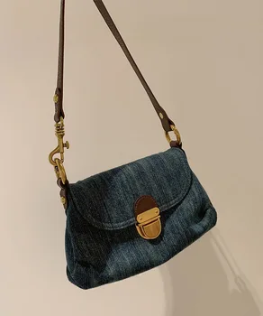 2023 Новата реколта дънкови дамски чанта през рамо, дънки, дамски чанта през рамо, чанти bolsa feminina bolsos mujer
