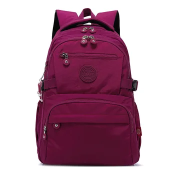 Висококачествени мъжки и дамски училищна чанта формат А4, раница за лаптоп, лека водоустойчива чанта, Зелен, син, Червен, Розов, Черен M2303