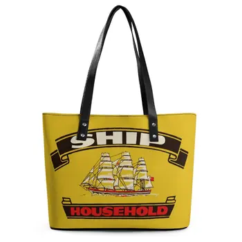 Модерен кораб A-Anyas Чанти H-Hindmarchs Готина Чанта През рамо Продуктова Чанта От Изкуствена Кожа с Жените Имат Графична Чанта За пазаруване
