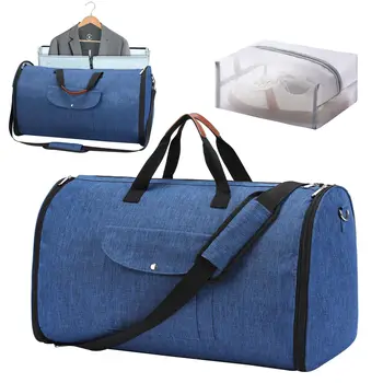 Чанта-трансформатор за дрехи с пагон, спортна чанта за мъже и жени, окачен куфар, 2 в 1, пътни чанти и калъфи за костюми, бизнес