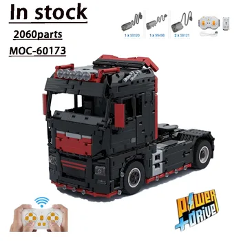 MOC-60173RC блок с половин глава трактор Модел 2060 Части, Подходящи за шлифоване на тежки строителни блокове, детски играчки