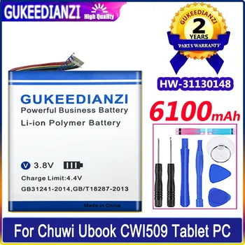 Батерия GUKEEDIANZI HW-31130148 H-31130148P (CWI509) 6100mAh За tablet PC Chuwi Ubook CWI509 7-тел Bateria