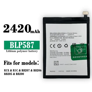 BLP587 Благородна работа на смени Батерия За Телефон OPPO BLP 587 R1X R1C R8207 R8206 R8205 R8200 Нови Литиеви Батерии
