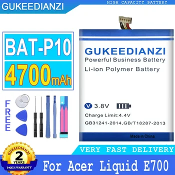 Батерия GUKEEDIANZI BAT-P10 за Acer Liquid E700, Liquid E700 Triple, E39, PGF506173HT, Голяма мощност, Безплатни инструменти, 4700 mah