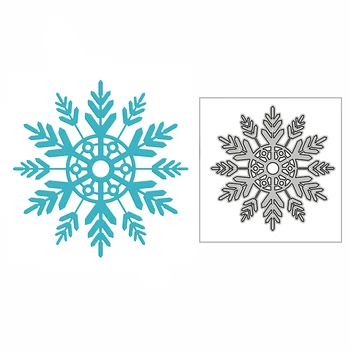 Нови коледни печати Common Snowflake 2020 за рязане на метал за scrapbooking и производство на пощенски картички със собствените си ръце Декоративно щамповане без печати