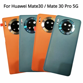 За Huawei Mate30 / Mate 30 Pro 5G Задния Капак на Отделението за батерията Делото Задвижваната Корпус Със Стъклен Обектив на Камерата