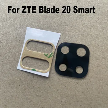 Ново стъкло на задната камера за ZTE Blade 20 Smart Стъклена леща задната камера със самозалепваща стикер