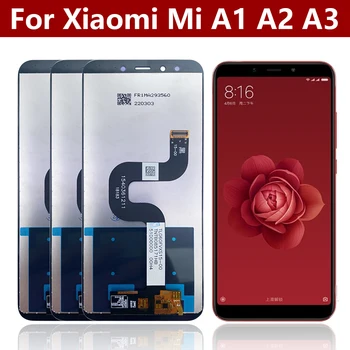 За Xiaomi Mi A1 A2 A3 Lite LCD дисплей С Сензорен Екран Дигитайзер В Събирането На Mi 5X 6X LCD екран M1804D2SG Дисплей