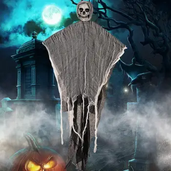 Ужасен висящ скелет, играчка-призрак, украса на къщата с духове, Окачен Мрачен Reaper, украса за парти на Хелоуин