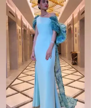 Елегантни вечерни рокли на Русалка Дубай Арабски Жени, Луксозни рокли с едно рамо за бала Рокля за официални събития 2023