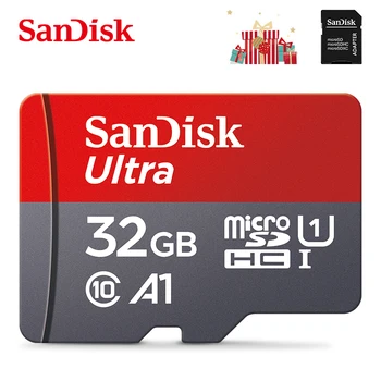 Оригиналната Карта SanDisk Micro SD 32gb tarjeta Memory Card 32GB Class 10 Microsd 32gb Cartao de Memoria TF Card 32gb с адаптер