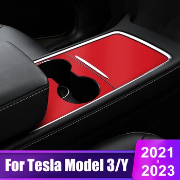 За Tesla Model 3 Y 2021 2022 2023 Model3 Три Автомобила Централна Контролен Панел Капак Срещу Надраскване Защитен Стикер Довършителни Аксесоари