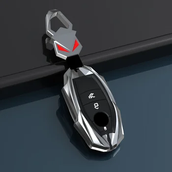 Калъф за Дистанционно на Ключа на Автомобила От С Сплав За Mercedes Benz A C E S G Class GLC CLE CLA GLB GLS W177 W205 W213 W222 X167 AMG