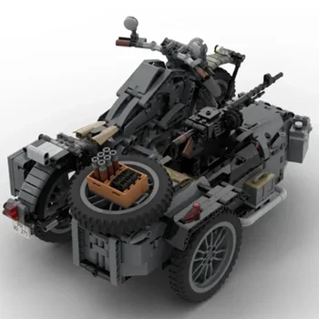 Moc Строителни Тухли Военен Модел на Колата от Втората Световна Война Мотоциклети Технология Модулни единици, Подаръци, Коледни Играчки си САМ 