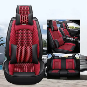 Високо качество! Пълен комплект калъфи за автомобилни седалки Volkswagen Touareg 2023-2019 удобна, дишаща еко възглавница за Touareg 2023