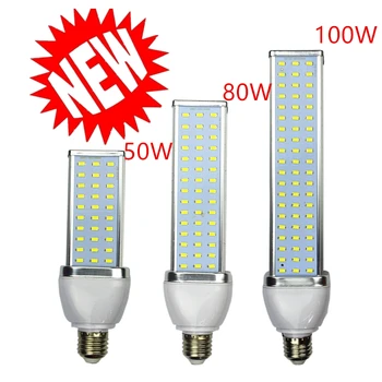 Нов 1 бр./лот 5730 led лампа Corn light 50 W Led лампа ac 110/220v B22 E26 E27 E39 E40 85-265 В энергосберегающая лампа висока яркост
