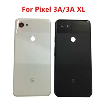 Корпус Pixel3A За Google Pixel 3A/3A XL Задния Капак на Отделението за батерията Ремонт на Врати Подмяна на Задната част на Корпуса + Обектив на Камерата