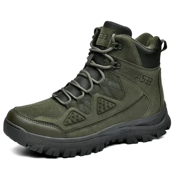 2024 Мъжки тактически военни обувки, ботуши, улични обувки, военна непромокаемая работна обувки за пустинята, 2024 г.
