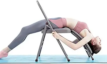 Помощен стол с лумбална опора на гърба Облекчава Болката в гърба на един Стол Сгъване За тренировка на равновесие Стойка на ръце