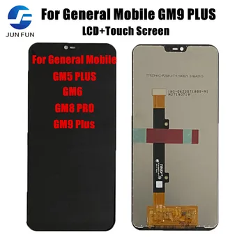 За General Mobile Gm5 plus, GM6, GM8 Go, GM9 Plus LCD дисплей + дигитайзер с докосване на екрана в събирането на Резервни части