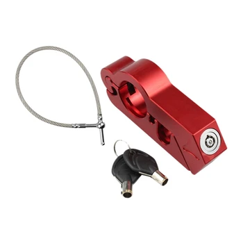 Комплект ключалки за управление на мотоциклет + каска, спирачна дръжка с твърда заключване, имитирующим заключване улавяне на сцепление