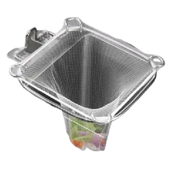 Ловецът на храна за кухненски мивки, филтър за мивка от неръждаема стомана със 100%-разтвор на мрежесто филтър за събиране на кухненски отпадъци, трайни