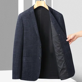 Висококачествена мъжка мода 2023 година, Корейската версия, Тънък, Красив Есенен Нов бизнес Случайни Банкетна Сватбен костюм, сако, мъжко сако