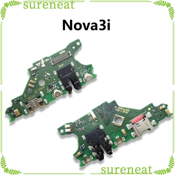 За Huawei Nova 3i порт за зареждане Dock станция за Гъвкава печатна платка такса за зареждане Usb-конектор Лента контакт с бързо зареждане
