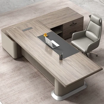 Модерна Съвременна комбинация от офис на бюрото и стола генерален мениджър, Голяма Пейка-мебели
