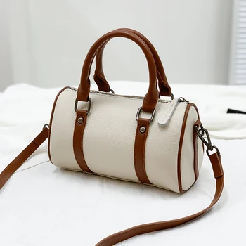 Луксозна дамска чанта-тоут от естествена кожа, качествена чанта, модерен дамски чанта през рамо, Дизайнерски портфейл, дамска чанта-месинджър от телешка кожа, bag-чанта