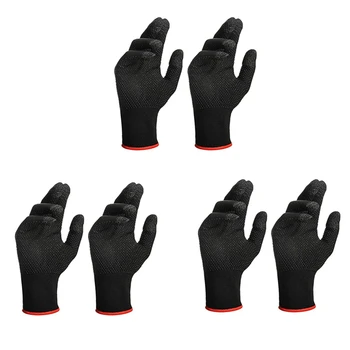 6 бр. игрални ръкавици за PUBG, защищающих от пот, не са чувствителни на надраскване, слот ръкавици за палеца